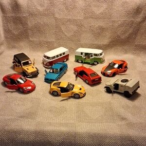 Colorful Die-Cast Toy Car Set